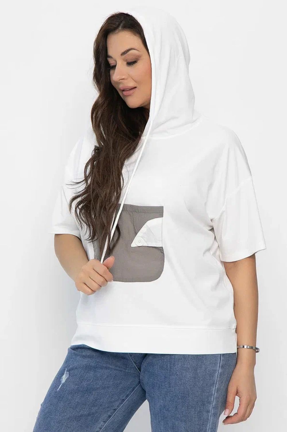 Блуза Мелика (белая) Б13939-1М LT Collection