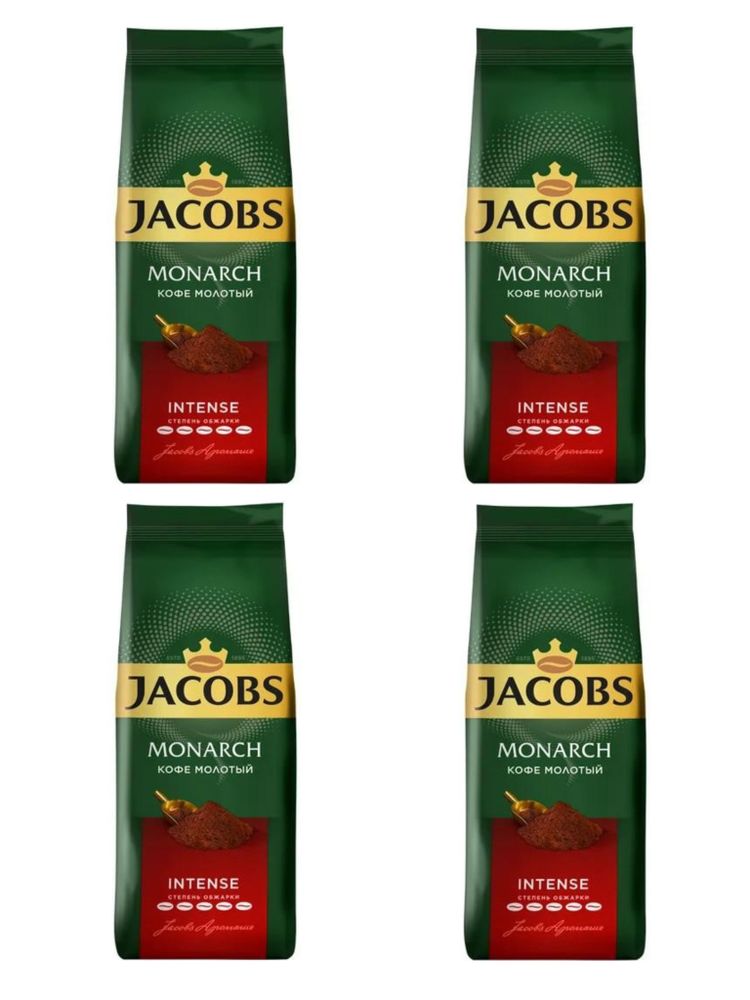 Кофе молотый Jacobs Monarch Intense 230 г x 4 шт