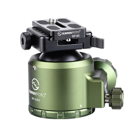 Штативная шаровая голова Sunwayfoto XB-52EG с креплением Arca-Swiss/Weaver