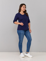 Лонгслив ЛНк-005/синий