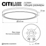 Накладной светильник Citilux Etalon CL750241