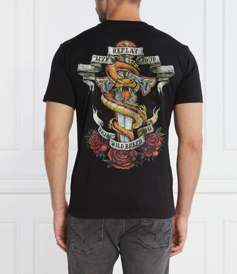 Футболка Replay - черный(M6664.000.23608P)