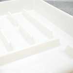 Лоток для столовых приборов 405*305*70мм, цвет кремовый, №6