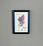 Фоторамка 10х15 см, синяя, без фактуры, арт. 1015.135152