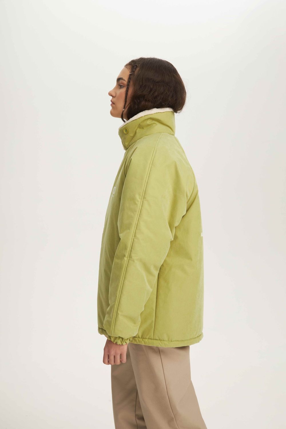 Куртка Зимняя Called a Garment Sheriff Jacket Vol.2 Бледно-Зеленая