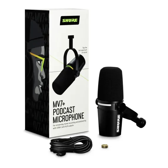 Shure MV7+ K Black