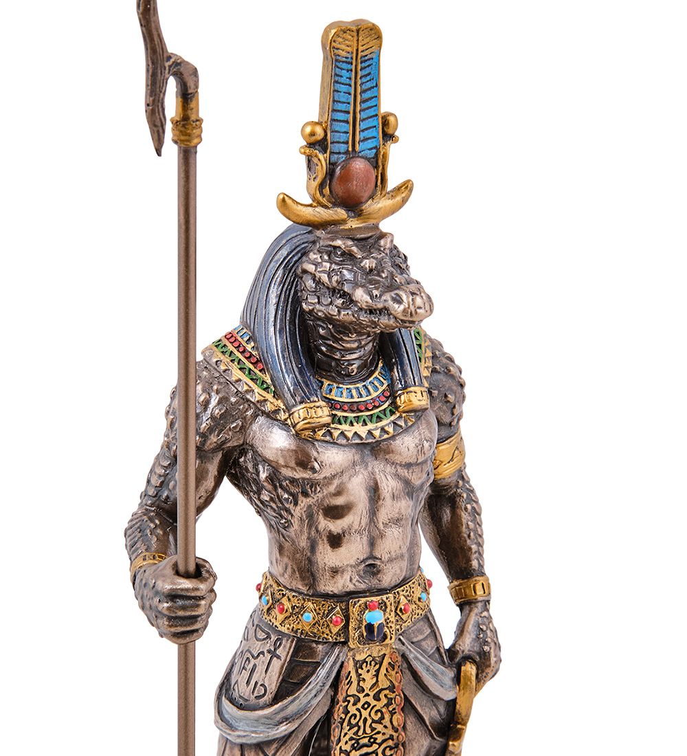 Veronese WS-1236 Статуэтка «Себек - древнеегипетский бог воды и разлива Нила»