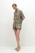 Шорты с кружевом