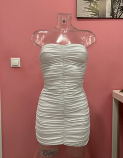 Платье Флауэр Дресс круизное пляжное белое пошив