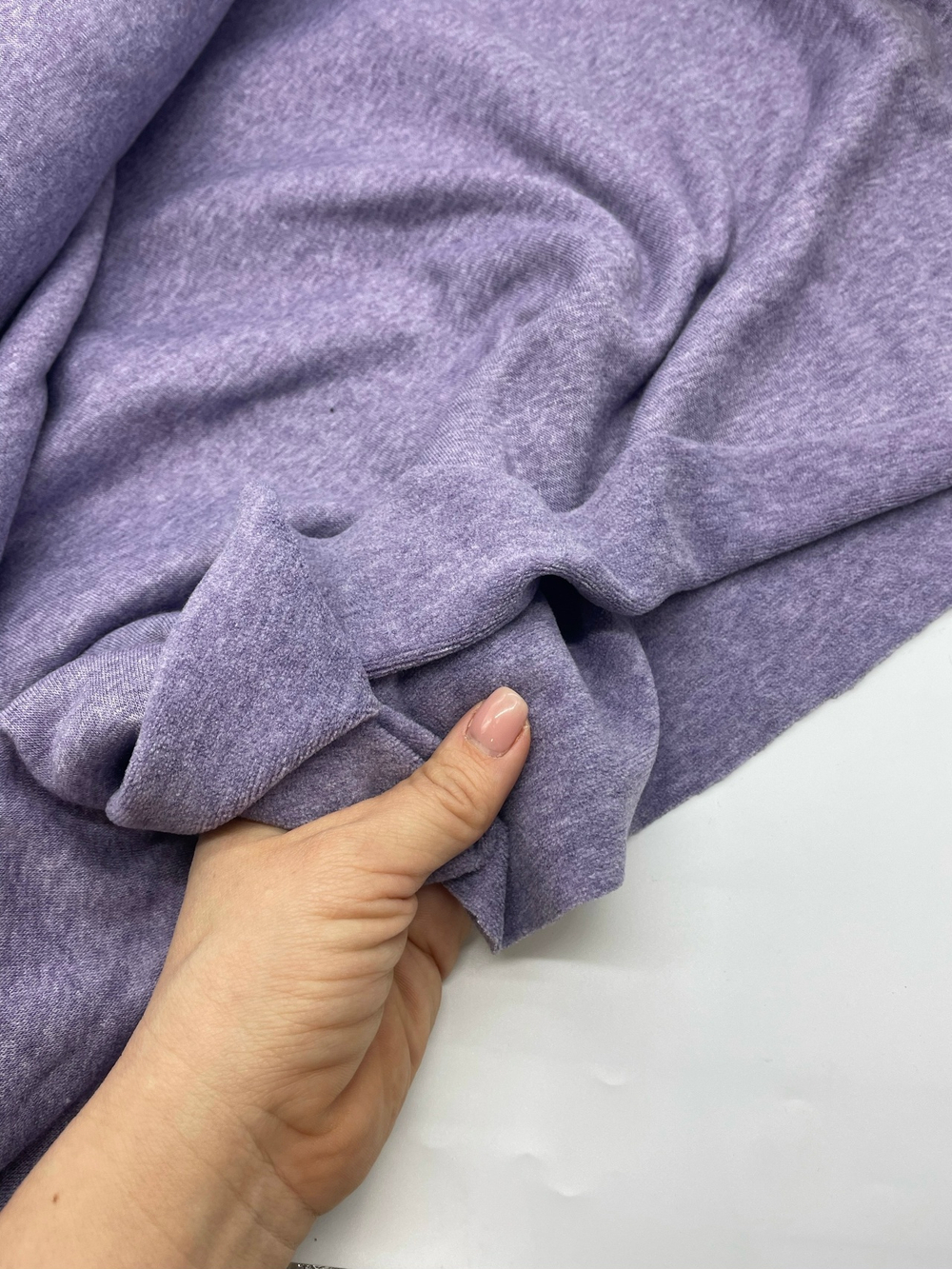 Кашемир трикотажный орхидея