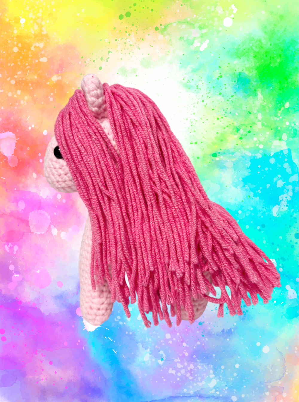 Брелок (вязаный) / Лошадка #08