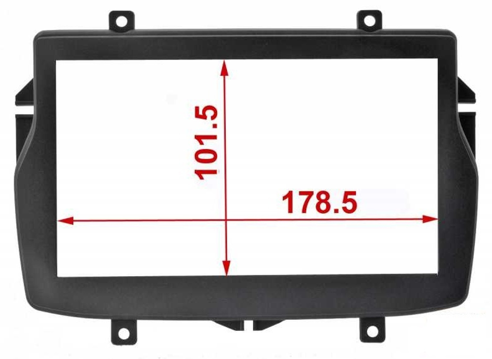 Переходная рамка 2DIN INTRO 95-2244 для Lada Vesta