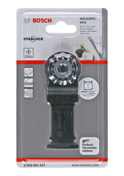 Погружное полотно Starlock HCS WOOD BOSCH 2608661637