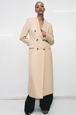 ZW COLLECTION КРУЗАЙ ДЛИННЫЙ ПАЛЬТО - ZARA