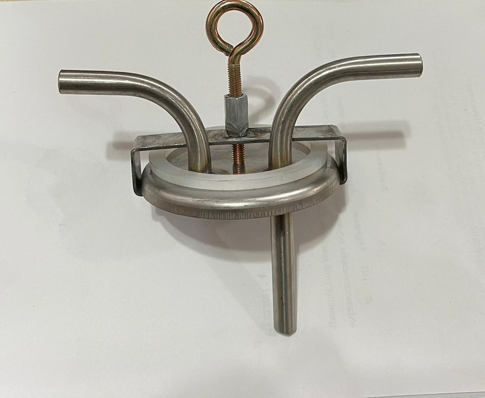 Сухопарник под стеклянную банку для самогонного аппарата (нержавеющая сталь), диаметр 10 мм