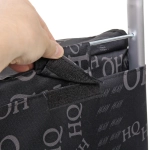 Тележка хозяйственная с сумкой (100*40*35см, колеса 21см,грузоподъемность до50 кг) HQ черная