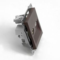 ТВ-розетка без рамки Stekker Катрин 49185