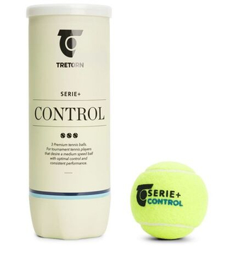 Теннисные мячи Tretorn Serie+ Control (white can) 3B