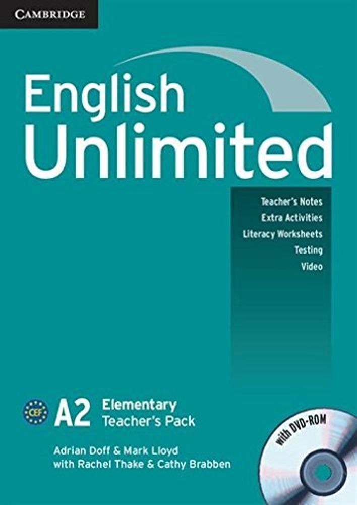 English Unlimited Elementary Teacher&#39;s Pack (Teacher&#39;s Book with DVD-ROM) Книга для учителя