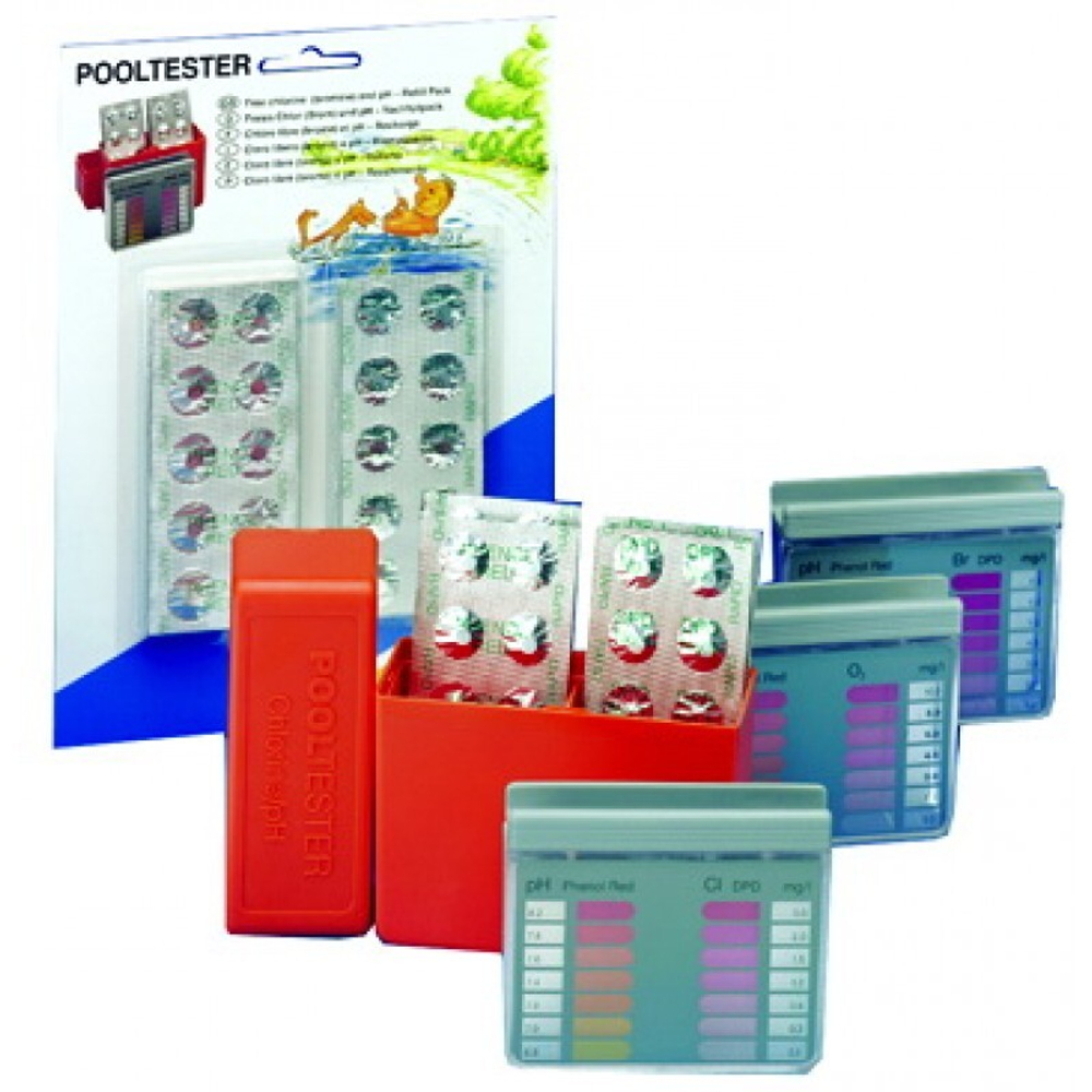 Тестер О2/рН, Poolitester Lovibond (комп.O2 -20шт.+Phenol Red-20шт.)