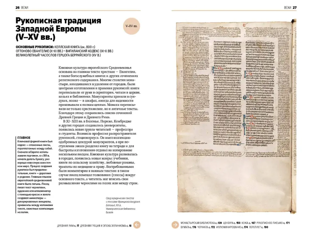 Главное в истории книги. Книги и их создатели, артефакты и материалы