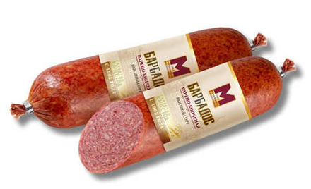 Колбаса варено-копченая "Барбадос" Могилевский МК