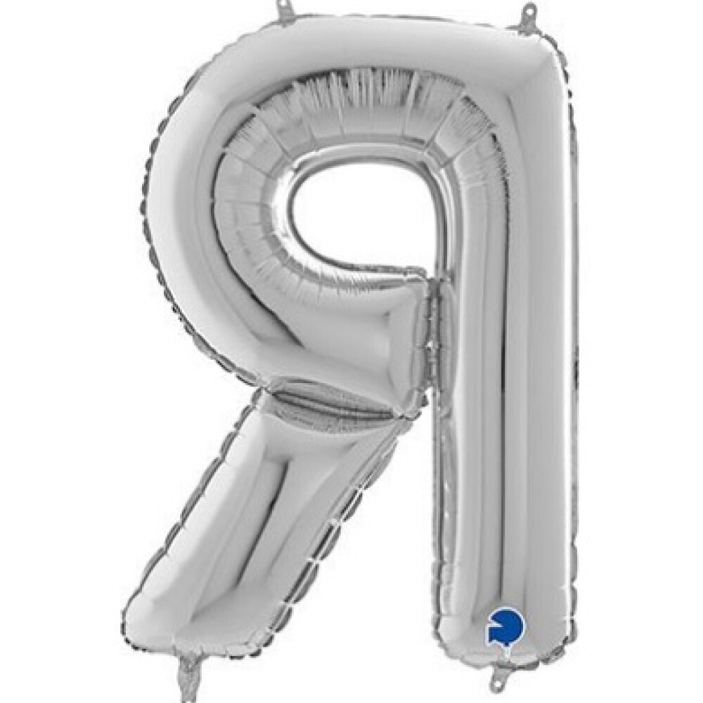 Шар Буква Серебро 66 см