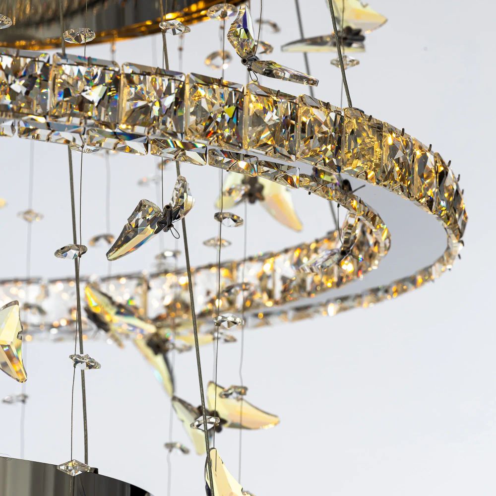 Citilux ETERA CL322090 LED Люстра хрустальная с пультом