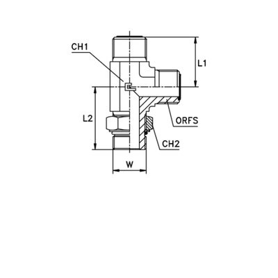Штуцер FMLA D22-25 ORFS 1.7/16 - UNF 15/16