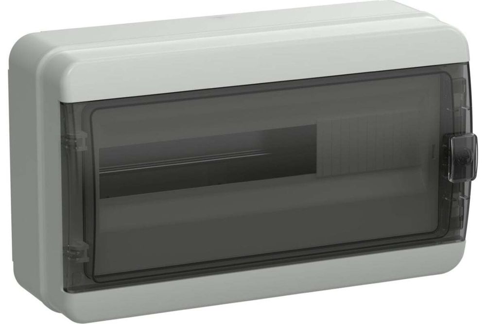 Корпус пластиковый КМПн-18 IP65 черная прозрачная дверь TEKFOR IEK