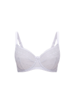 Бюстгальтер OIRO с мягкими полупрозрачными чашками Edelweiss