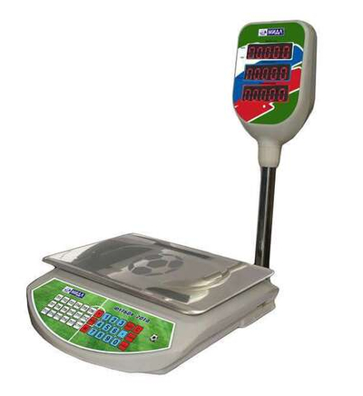 Торговые весы МИДЛ МТ 30 МГДА "Футбол 2018"