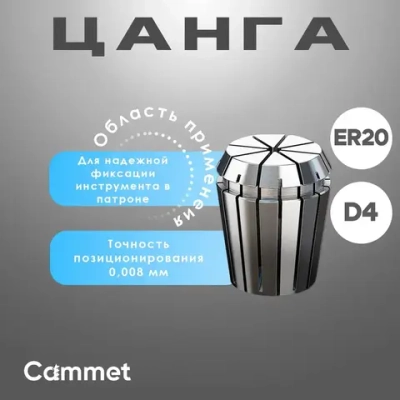 Цанга ER20*D4-3мм