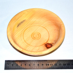 Деревянная тарелка Art of Siberia из древесины сибирского кедра 14 см. T7