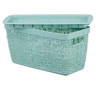 Коробка БЯЗЬ 4л с крышкой прямоугольная 28×14×14 cм М 2325