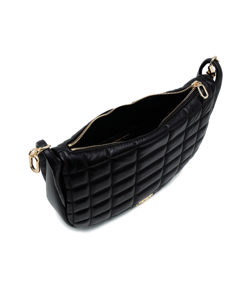 Кожаная сумка через плечо Kendall Michael Kors - черный(30S4G8NM3L)