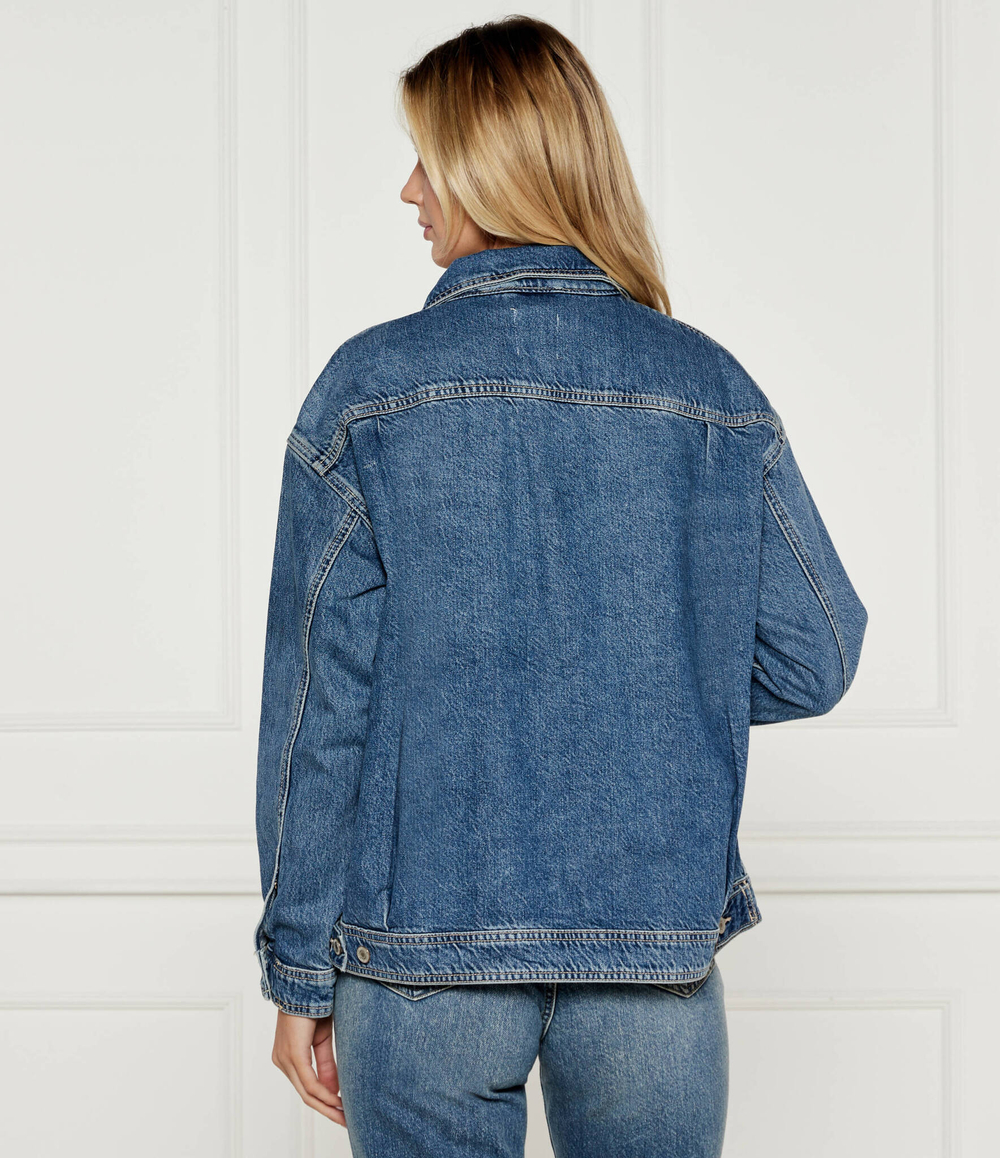 Джинсовая куртка PARISIENNE GUESS - голубой(W4YN21 D5B65)