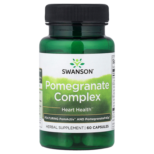 Swanson Vitamins, комплекс с гранатом, 60 капсул