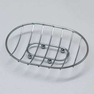 Мыльница овальная металлическая 9,5х13