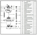 Песочный фильтр-насос для бассейнов Bestway, 220V, 2000 л/ч, 58515