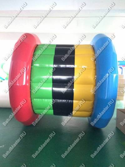 Аттракцион надувной роллер «Радуга», ПВХ, 2,2*2*2 м