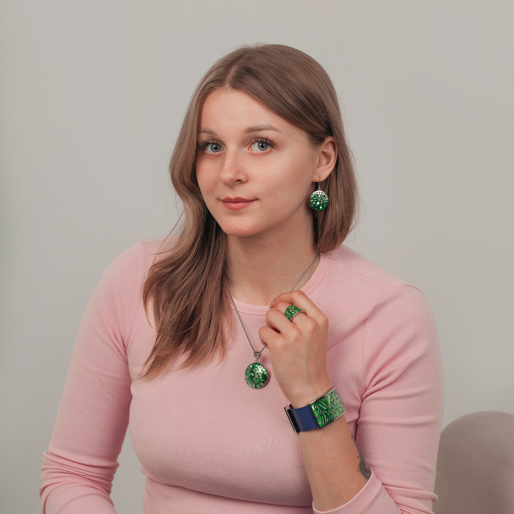 Кольцо Fiore Luna KR00230-14/7 G/S