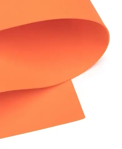 Фоамиран 1 мм, р. 50х50 см, оранжевый