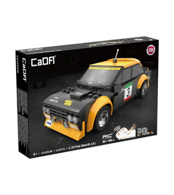 Радиоуправляемый конструктор CaDA спортивная машинка Fiat Abarth 131 1/24 (216 деталей)