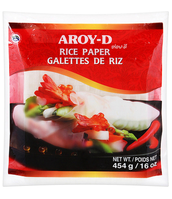 Бумага рисовая Aroy-d 22 см 454 г