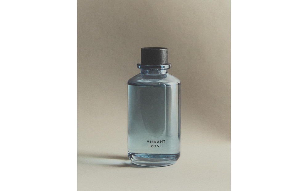 Zara Home VIBRANT ROSE REED DIFFUSER — ароматический диффузор с тростниковыми палочками, Яркая Роза, 190 мл