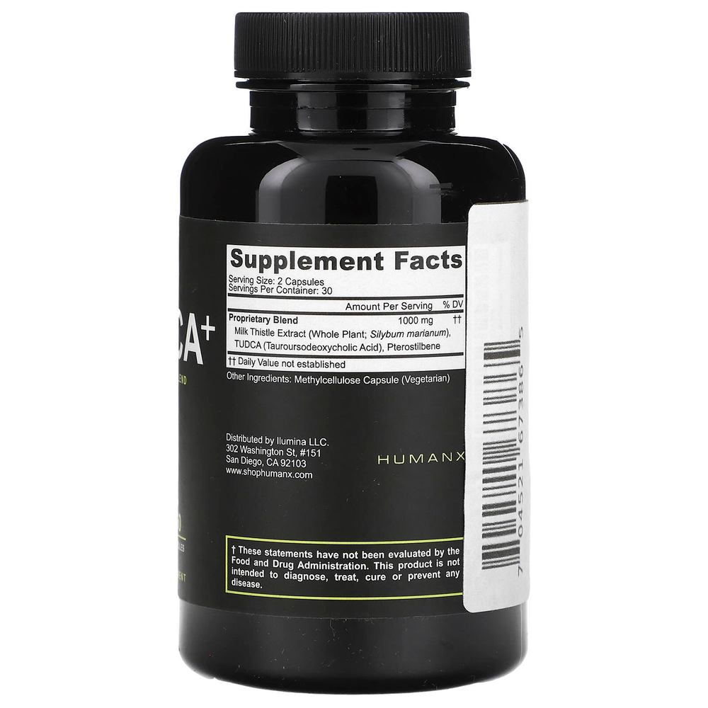 Humanx, Tudca+, 60 капсул