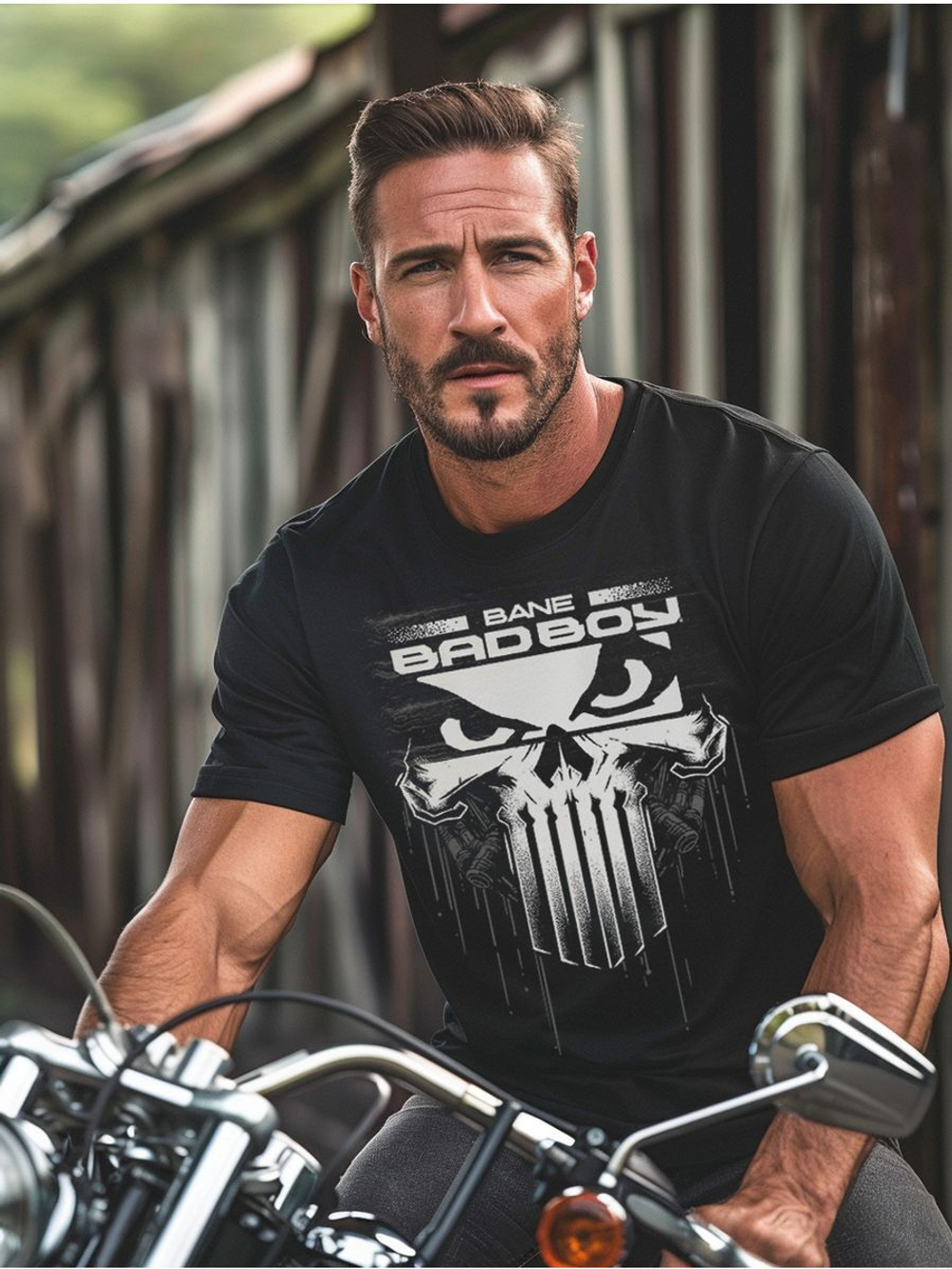 Футболка Bad Boy SKULL Черная