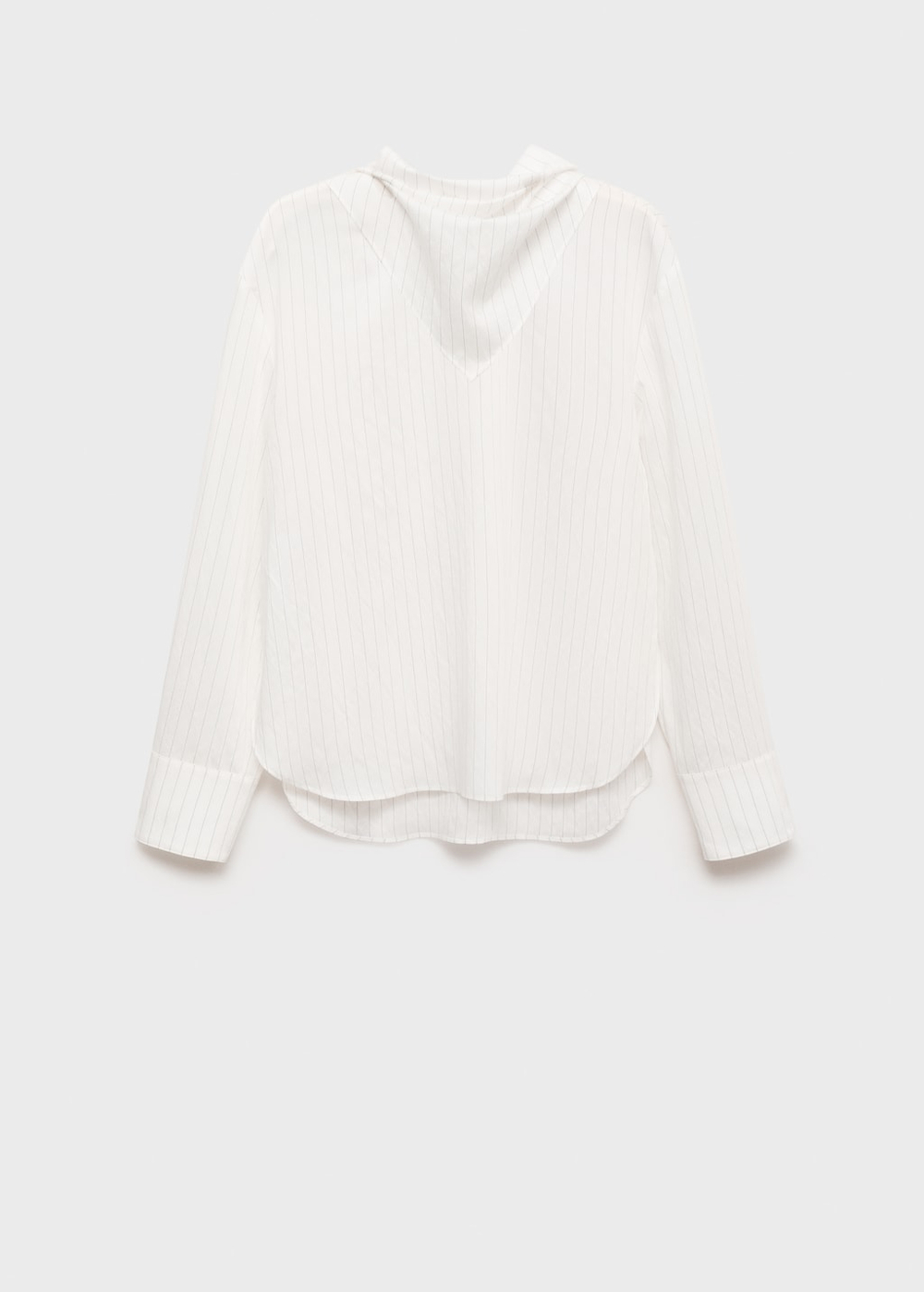 Блузка в полоску с платком