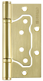 Петля универсальная без врезки IN4500W-BL SB (500-2BB/BL 100x2,5) мат. золото БЛИСТЕР